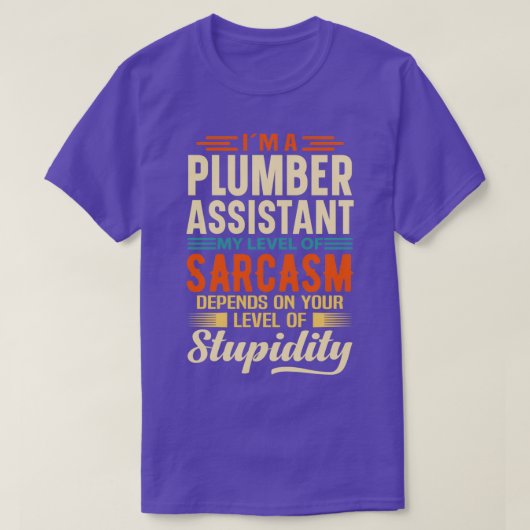 Ix27m Ein Klempnerassistent 2 T-Shirt (Design vorne)