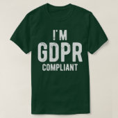 Ix27m GDPR-konform T-Shirt (Design vorne)