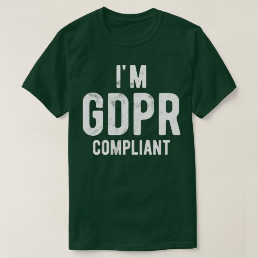Ix27m GDPR-konform T-Shirt (Design vorne)