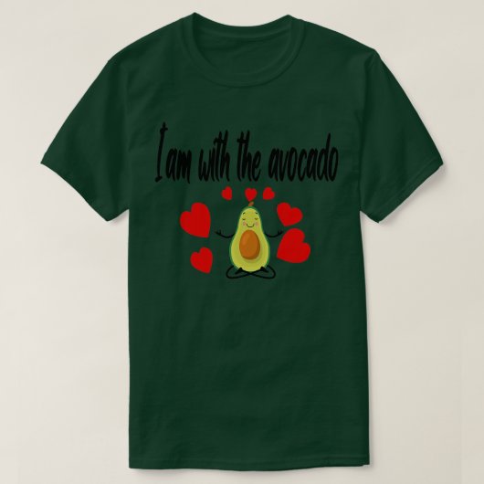 Ix27m mit Avocado LIEBE T-Shirt (Design vorne)