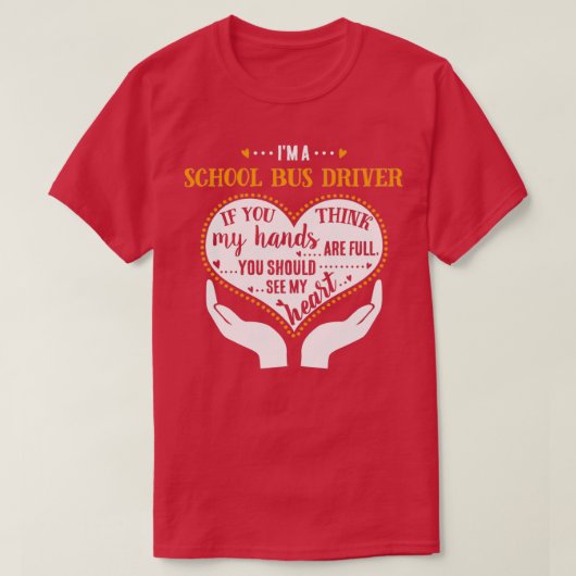 Ix27m Schulbusfahrer Schulbusfahrer T-Shirt (Design vorne)