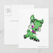 Ixi Green Postkarte (Vorne/Hinten)