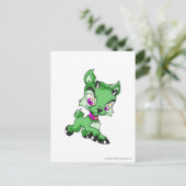 Ixi Green Postkarte (Stehend Vorderseite)