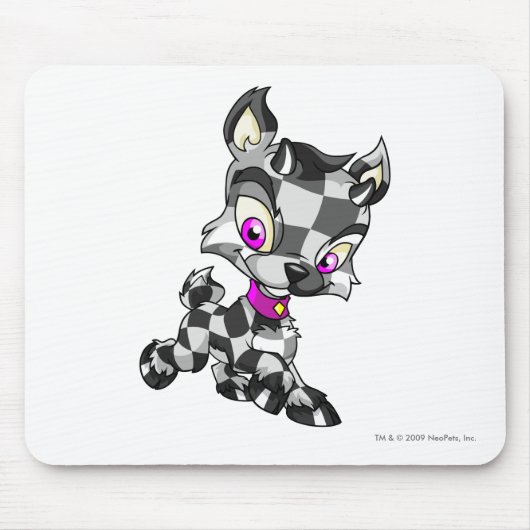 Ixi kariert mousepad (Vorne)