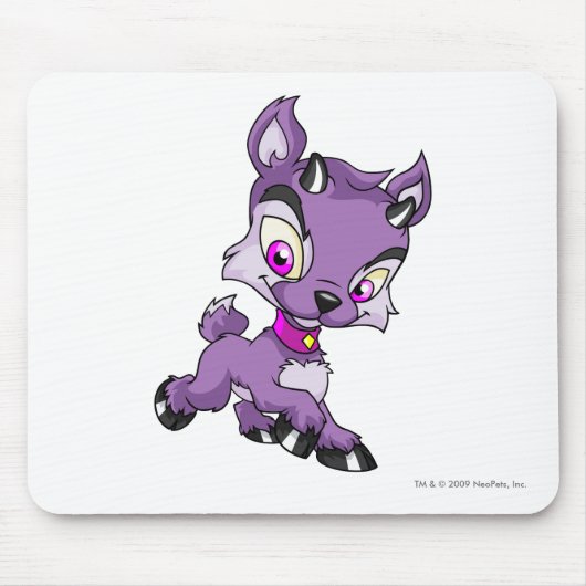 Ixi lila mousepad (Vorne)