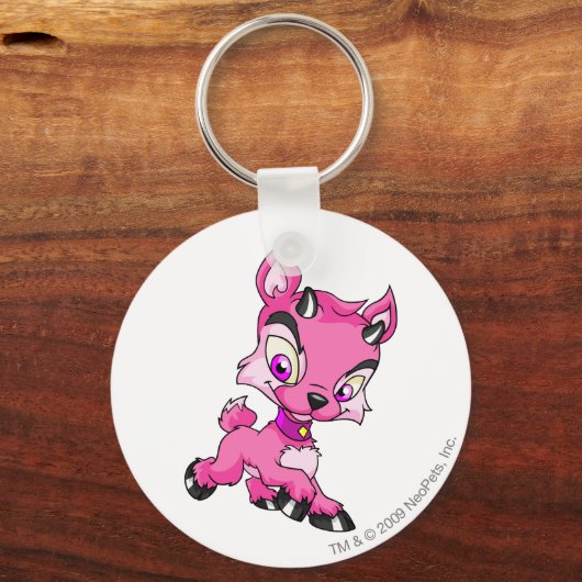 Ixi Pink Schlüsselanhänger (Vorderseite)