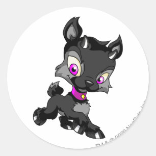 Ixi Shadow Runder Aufkleber