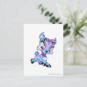 Ixi Striped Postkarte (Stehend Vorderseite)