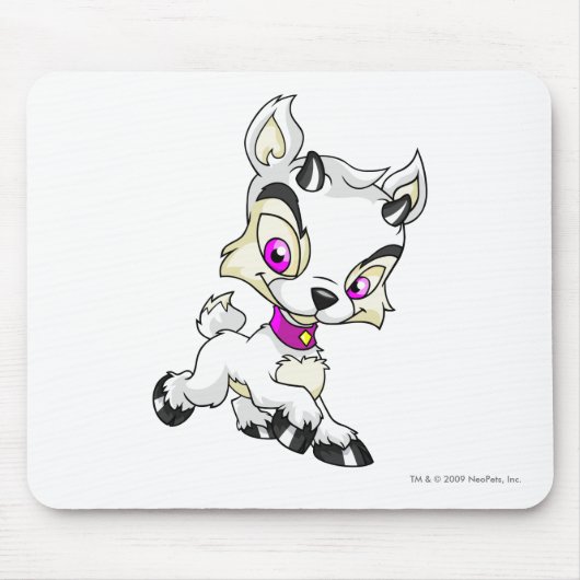 Ixi Weiß Mousepad (Vorne)