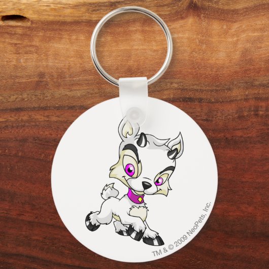 Ixi White Schlüsselanhänger (Vorderseite)