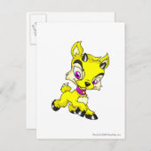 Ixi Yellow Postkarte (Vorne/Hinten)