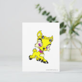 Ixi Yellow Postkarte (Stehend Vorderseite)