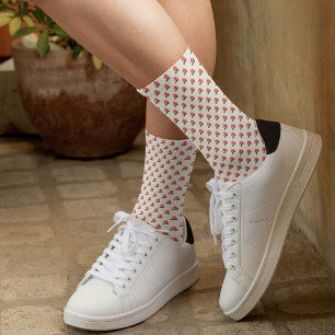 Ixora, Blume Maha Sarakham (weiße) Crew Socks Socken