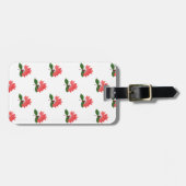 Ixora Coccinea, Blume Maha Sarakham Gepäckanhänger (Vorderseite horizontal)