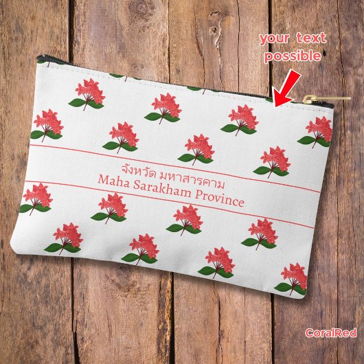 Ixora Coccinea, Blume Maha Sarakham Zubehörtasche