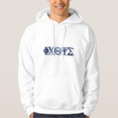 IXOYE 2 Blau 3D Hoodie (Vorderseite)