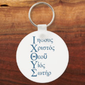 IXOYE Acrostic (blau) Schlüsselanhänger (Vorderseite)