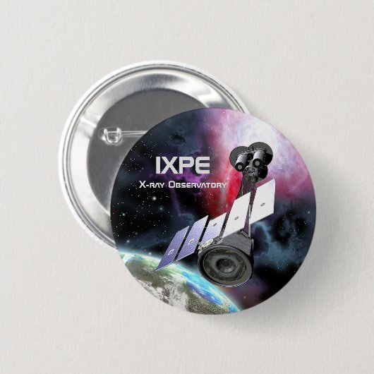 IXPE X-Ray Observatory Button (Vorne & Hinten)