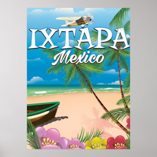 Ixtapa Mexico Beach Poster (Vorne)