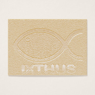 IXTHUS Christliches Fischsymbol - Zugkarte /