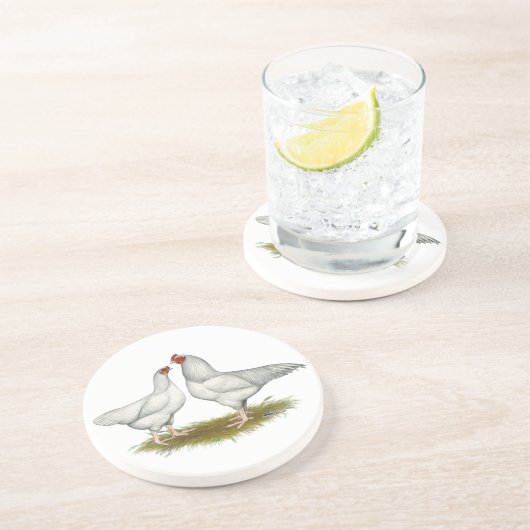 Ixworth Chickens Getränkeuntersetzer (Seite)