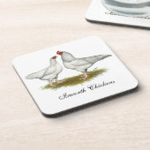 Ixworth Chickens Untersetzer (Linke Seite)