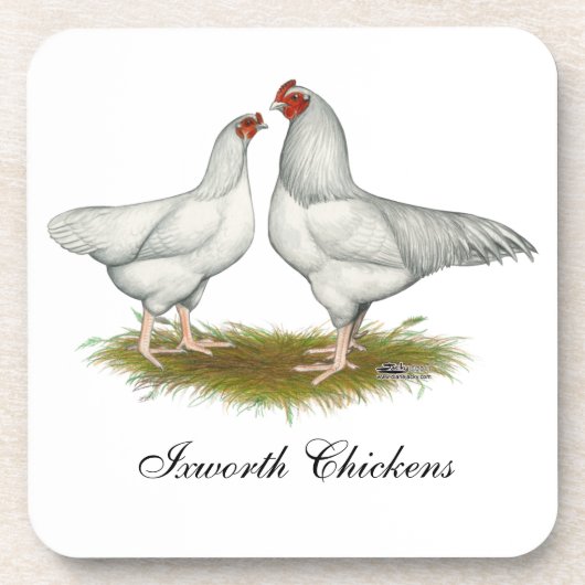 Ixworth Chickens Untersetzer (Vorderseite)