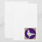 Ixworth Rooster Briefpapier (Vorne/Hinten)
