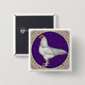 Ixworth Rooster Button (Vorne & Hinten)