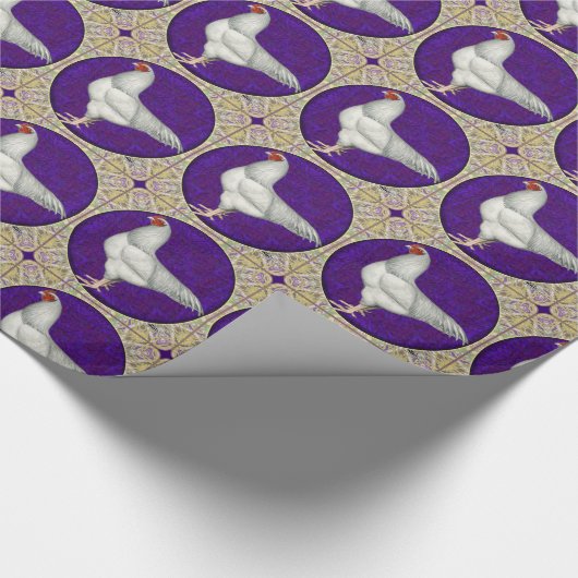 Ixworth Rooster Geschenkpapier (Ecke)