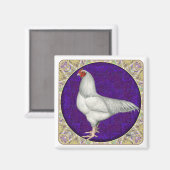 Ixworth Rooster Magnet (Vorderseite/Rückseite)