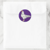 Ixworth Rooster Runder Aufkleber (Tasche)