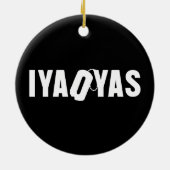 IYAOYAS KERAMIK ORNAMENT (Hinten)