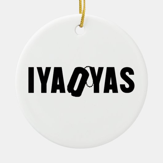 IYAOYAS KERAMIK ORNAMENT (Vorne)