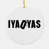 IYAOYAS KERAMIK ORNAMENT (Hinten)