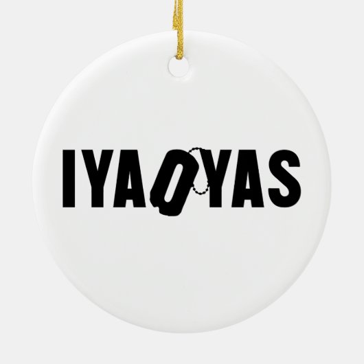 IYAOYAS KERAMIK ORNAMENT (Hinten)