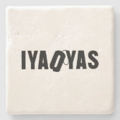 IYAOYAS STEINUNTERSETZER (Vorderseite)