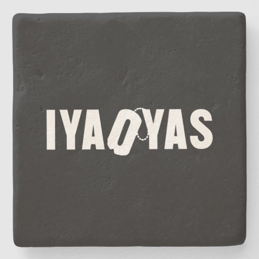 IYAOYAS STEINUNTERSETZER (Vorderseite)