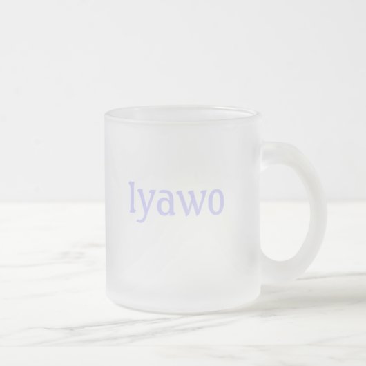 Iyawo Mattglastasse (Rechts)
