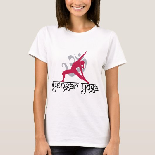 Iyengar Yoga-Pose T-Shirt (Vorderseite)