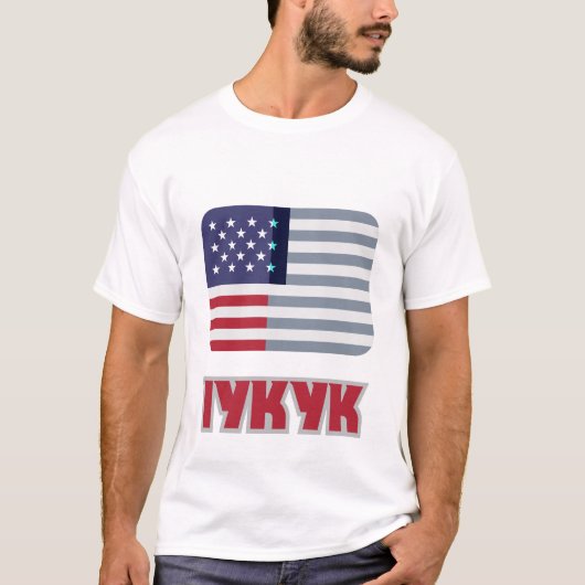 IYKYK American Remix T-Shirt (Vorderseite)