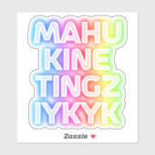 Iykyk Aufkleber (Blatt)