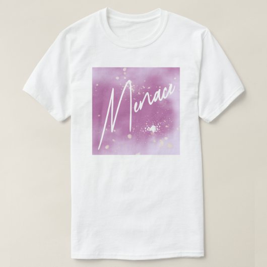 IYKYK Subtle Sapphic, wlw, Lavender Menace T-Shirt (Design vorne)