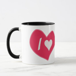 “I🤍You Heart – Cute Romantic Gift Design” Tasse