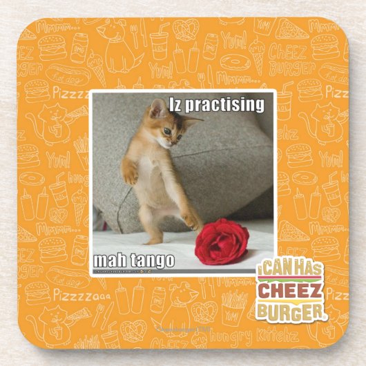 Iz, das Milliamperestunden-Tango übt Getränkeuntersetzer (Vorderseite)