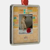 Iz, das Milliamperestunden-Tango übt Ornament Aus Metall (Rechts)