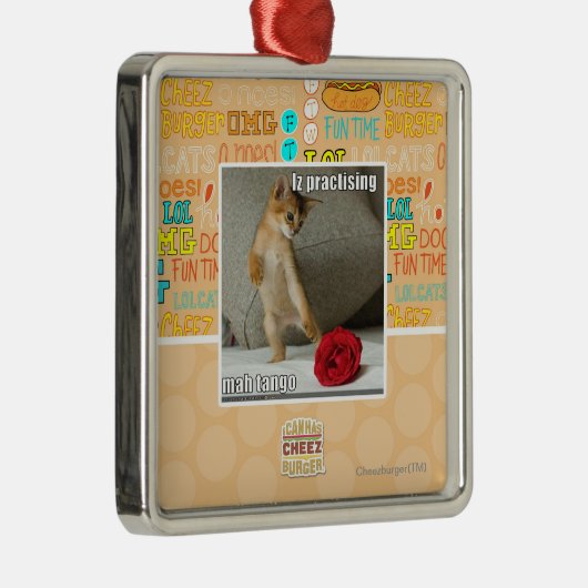 Iz, das Milliamperestunden-Tango übt Ornament Aus Metall (Rechts)