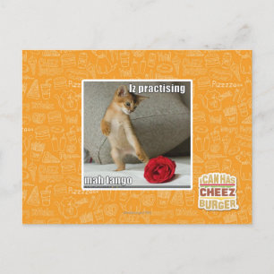 Iz, das Milliamperestunden-Tango übt Postkarte