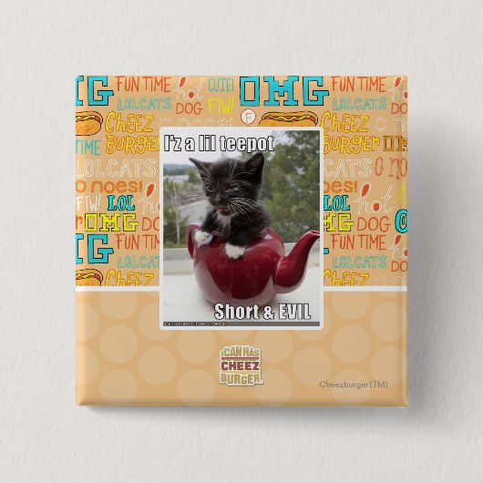 I'z ein lil teepot button (Vorderseite)