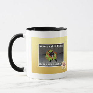 Iz I nicht eine Katze. Iz ein Salat Tasse